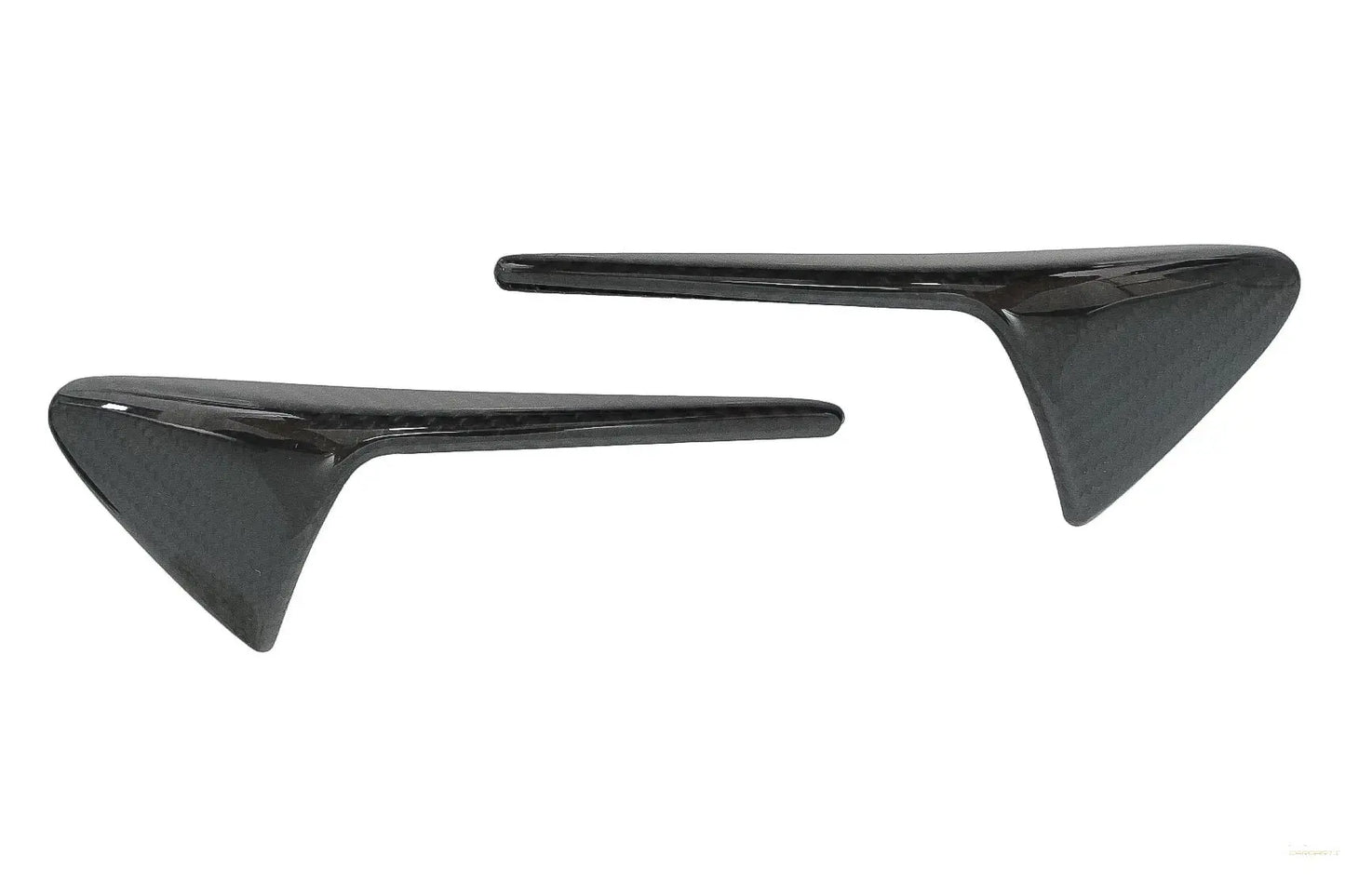 Blinkerabdeckungen Seitenmarkierungen Geeignet Für Tesla Modell 3 Y S X (10.2016) Mit Autopilot 2 Oder Höher Aus Echter Kohlefaser KITT