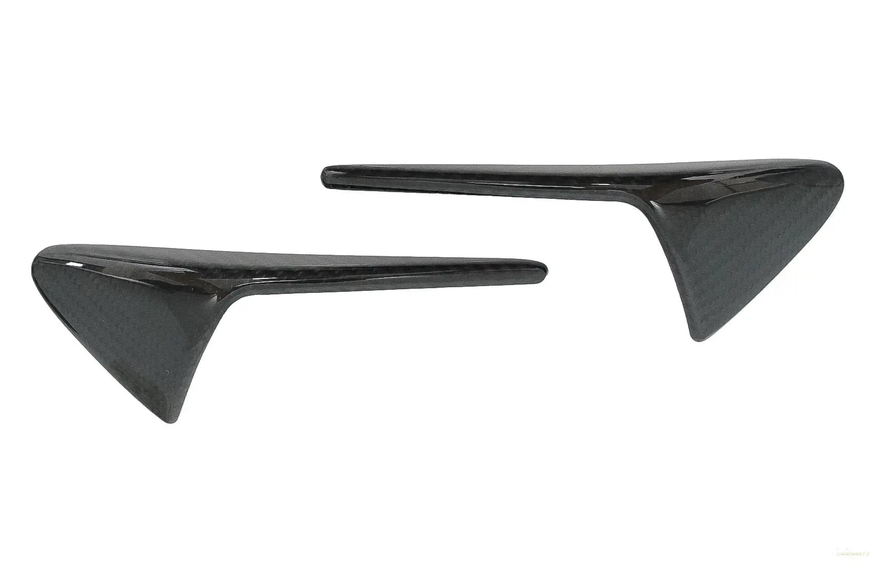 Blinkerabdeckungen Seitenmarkierungen Geeignet Für Tesla Modell 3 Y S X (10.2016) Mit Autopilot 2 Oder Höher Aus Echter Kohlefaser KITT