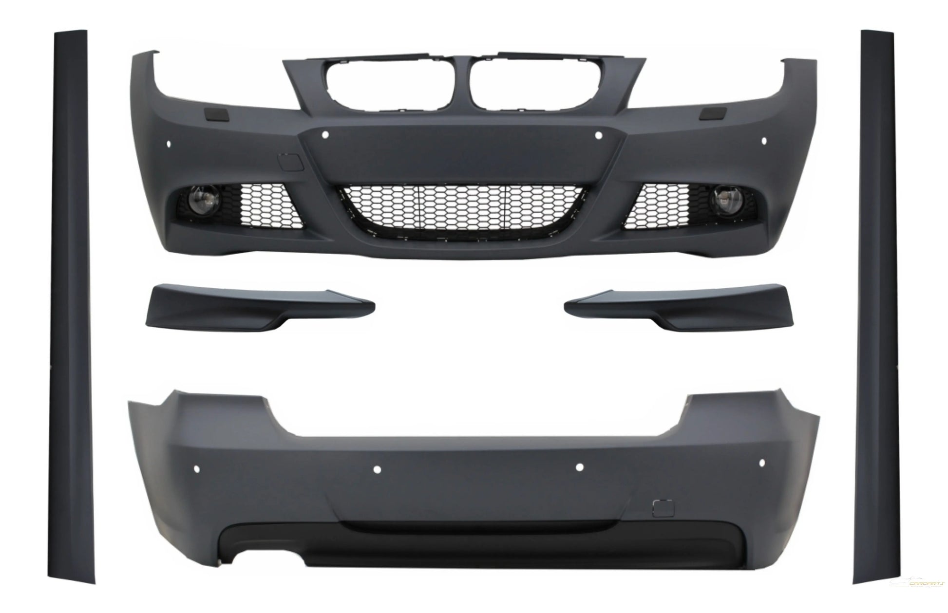 Bodykit Passend Für BMW 3er E90 LCI Limousine (2008-2011) M-Technik Design Mit Frontschürze Splitter Spoiler KITT