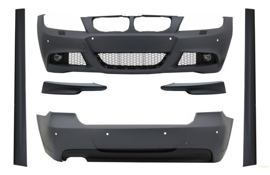 Bodykit Passend Für BMW 3er E90 LCI Limousine (2008-2011) M-Technik Design Mit Frontschürze Splitter Spoiler KITT