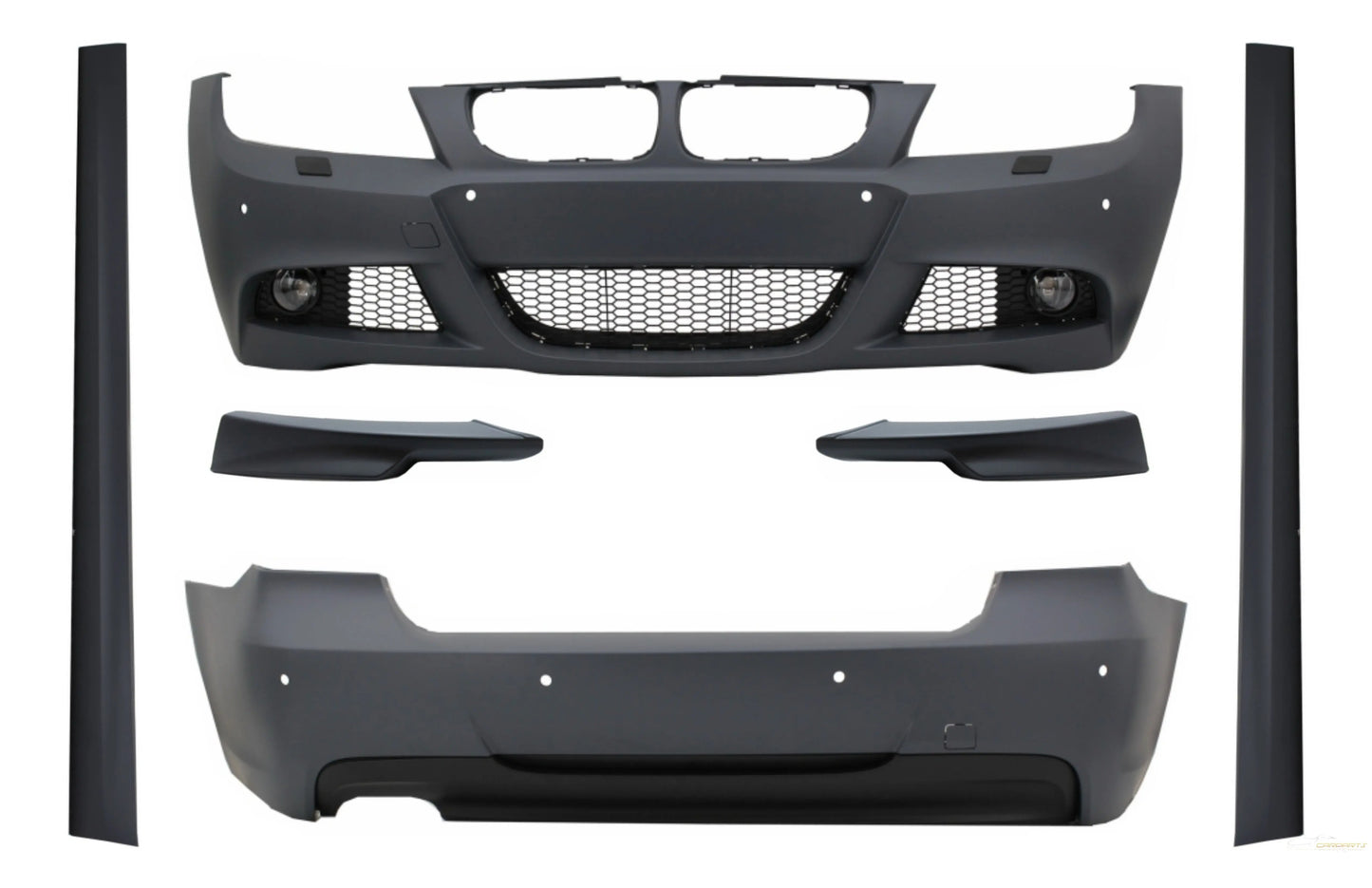 Bodykit Passend Für BMW 3er E90 LCI Limousine (2008-2011) M-Technik Design Mit Frontschürze Splitter Spoiler KITT