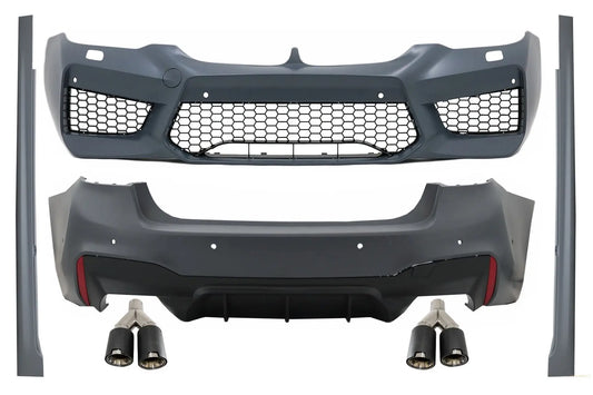 Bodykit Passend Für BMW 5er G30 (2017-2019) M5 Design Auspuffblenden Kohlefaser KITT