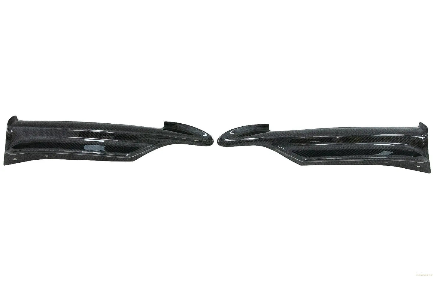 Carbon Frontsplitter Spoiler Passend Für BMW 3er E90 E91 Limousine Touring (2005-2008) Nur M-Tech Stoßstange KITT