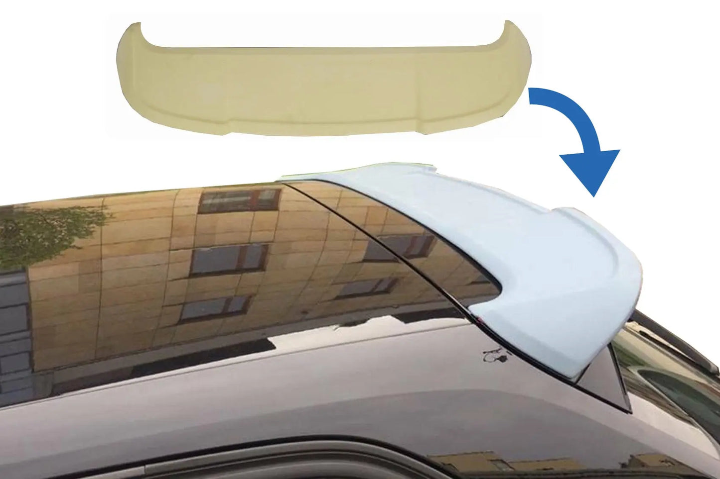 Dachaufsatzspoiler Passend Für Audi A3 8V Sportback 5d (2012-) RS3 Look KITT