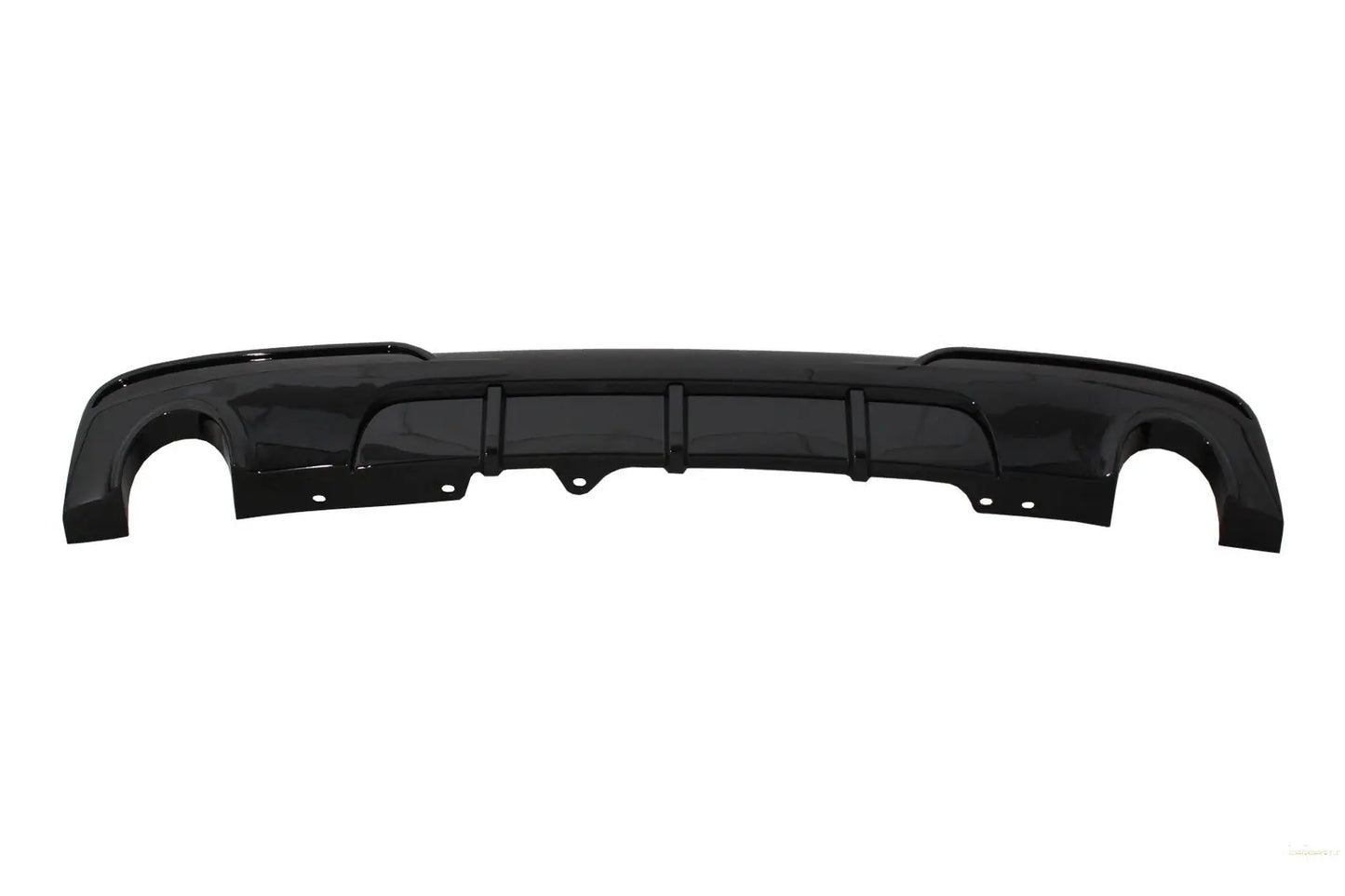 Doppelauslass Einzelauspuff Diffusor Passend Für BMW 5er F10 F11 Non-LCI LCI (2011-2017) M-Technik Design Piano Black KITT