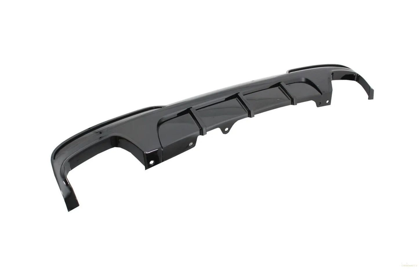 Doppelauslassluftdiffusor Passend Für BMW 5er F10 F11 (2011-2017) M-Performance Design Piano Black KITT