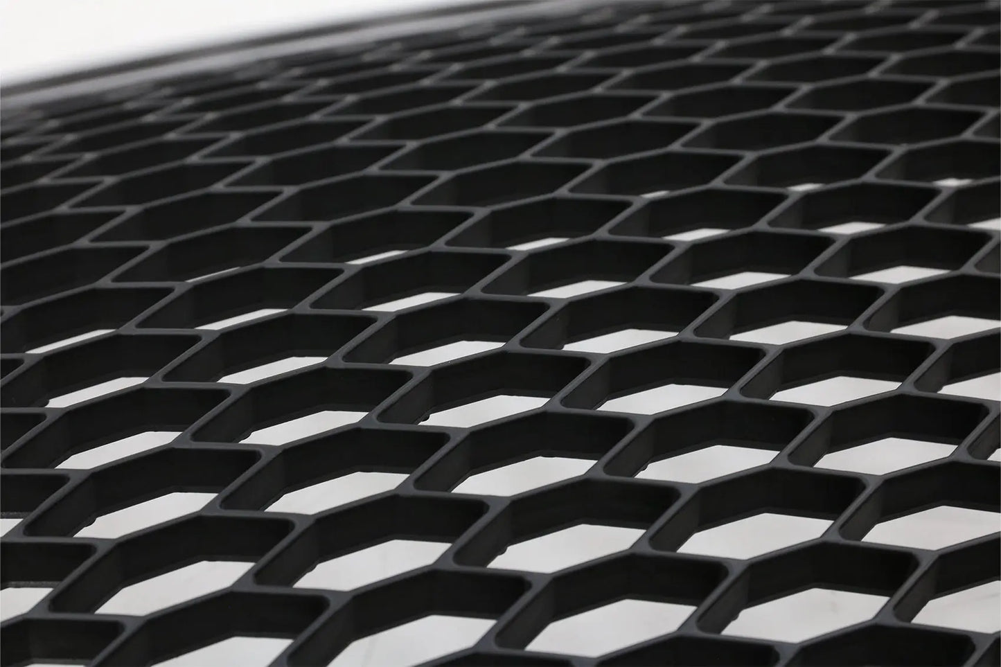 Emblemloser Kühlergrill Passend Für Audi A6 4f C6 (2004-2011) Honeycomb RS Design Silberumrandung KITT