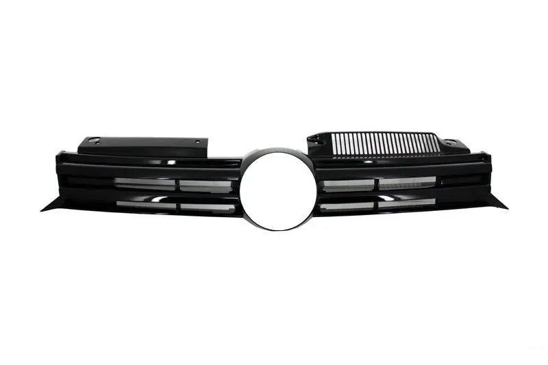 Frontgrill Mittelgrill Passend Für VW Golf VI (2008-2013) Mit LED-Scheinwerfern Fließende Dynamische Sequentielle Blinker R20 Design KITT