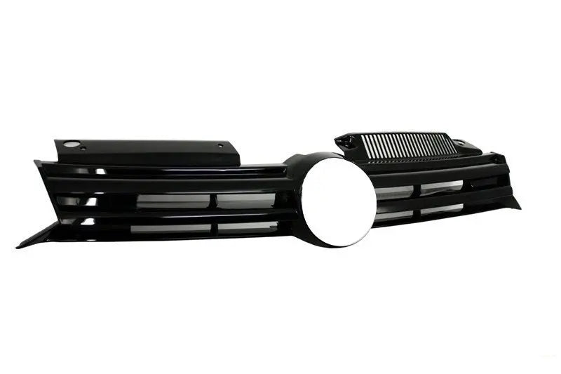 Frontgrill Mittelgrill Passend Für VW Golf VI (2008-2013) Mit LED-Scheinwerfern Fließende Dynamische Sequentielle Blinker R20 Design KITT