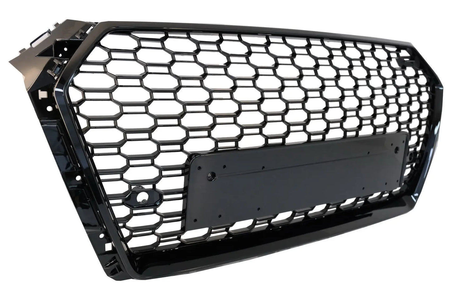Frontgrill Ohne Emblem Passend Für Audi A4 B9 8W (2016-2018) Limousine Avant RS Design Piano Black KITT Specials