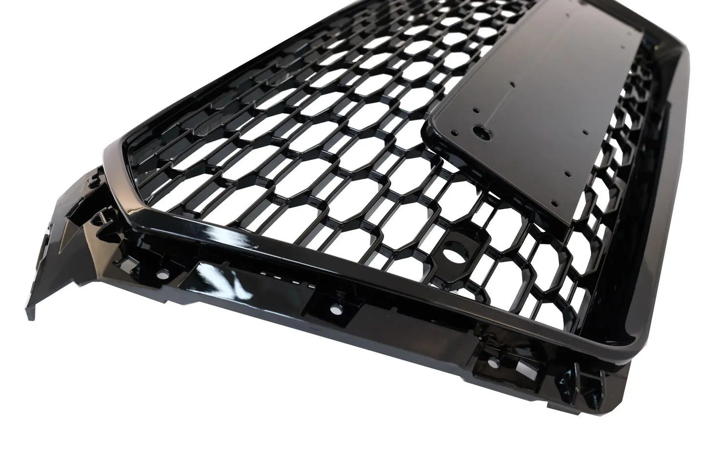 Frontgrill Ohne Emblem Passend Für Audi A4 B9 8W (2016-2018) Limousine Avant RS Design Piano Black KITT Specials