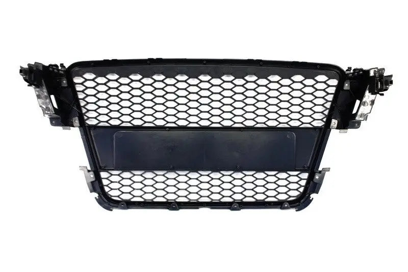 Frontgrill Ohne Emblem Passend Für Audi A5 8T (2007-2011) RS Design Mattschwarz KITT Specials