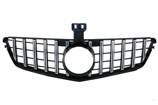 Frontgrill Passend Für Mercedes C-Klasse W204 S204 Limousine Kombi (2007-2014) GT-R Panamericana Design Chrom KITT Specials