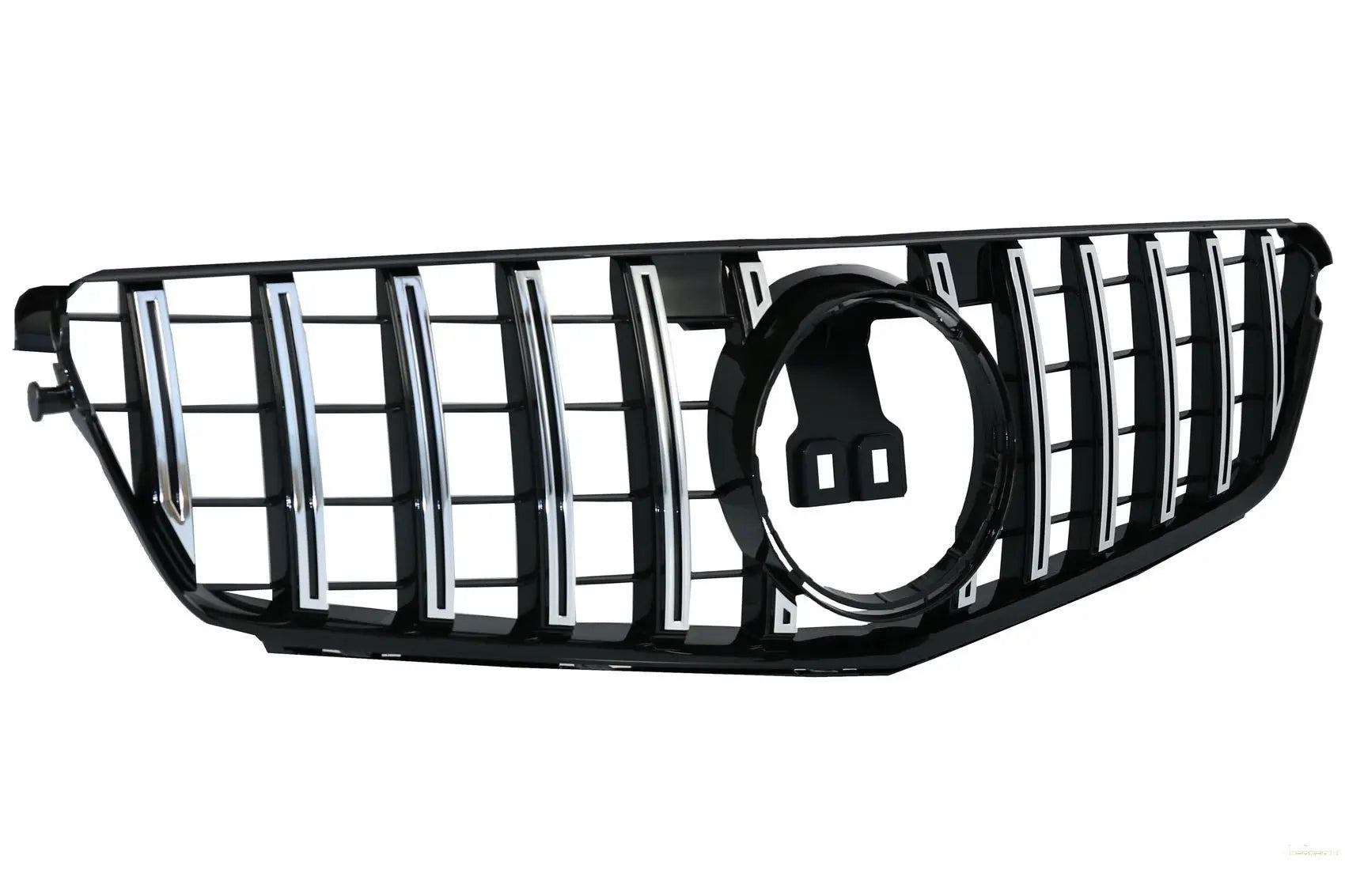 Frontgrill Passend Für Mercedes C-Klasse W204 S204 Limousine Kombi (2007-2014) GT-R Panamericana Design Chrom KITT Specials