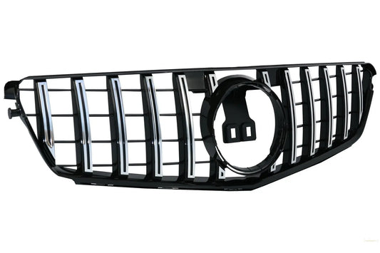Frontgrill Passend Für Mercedes C-Klasse W204 S204 Limousine Kombi (2007-2014) GT-R Panamericana Design Chrom KITT Specials