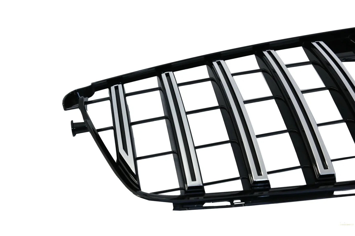 Frontgrill Passend Für Mercedes C-Klasse W204 S204 Limousine Kombi (2007-2014) GT-R Panamericana Design Chrom KITT Specials