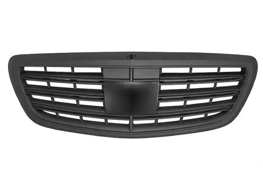 Frontgrill Passend Für Mercedes S-Klasse W222 (2014-08.2020) S63 S65 Design Mattschwarz KITT Specials