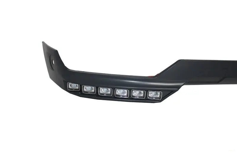 Frontschürze Mit LED-TFL-Verlängerung Und Oberer Spoilerlippe Passend Für Mercedes G-Klasse W463 (1989-2017) KITT