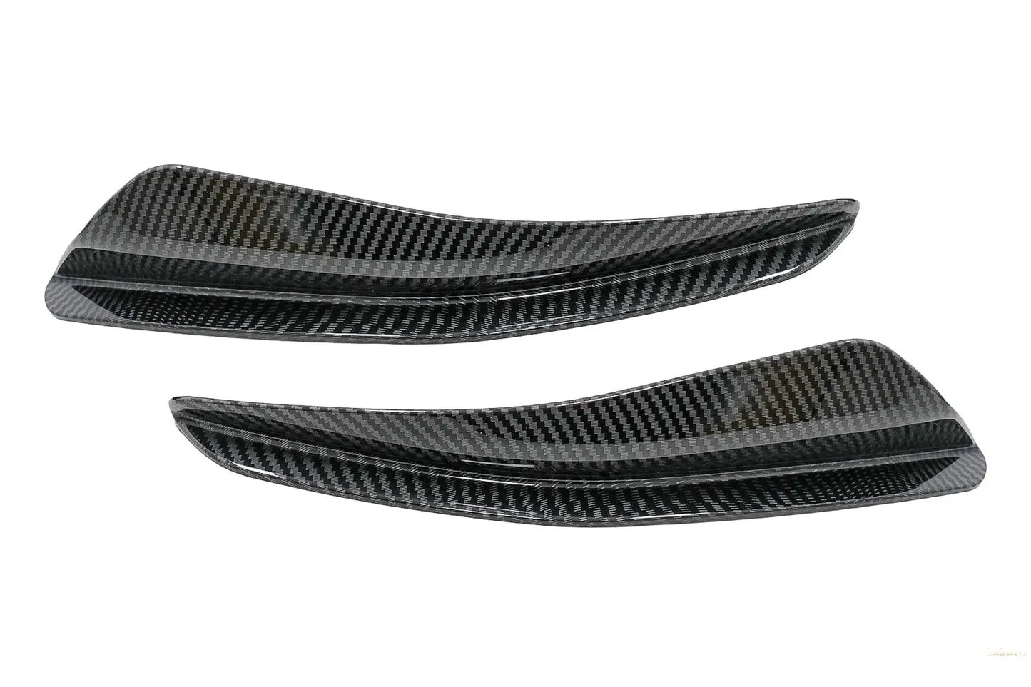 Frontschürzenflaps Passend Für VW Golf 8 Mk8 Mqb GTI / R-Line (2020) Carbonoptik KITT