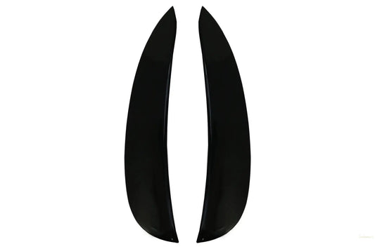 Frontschürzenklappen Seitenfinnen Flics Passend Für Mercedes E-Klasse W213 S213 C238 A238 E43 E53 Design Black Edition KITT