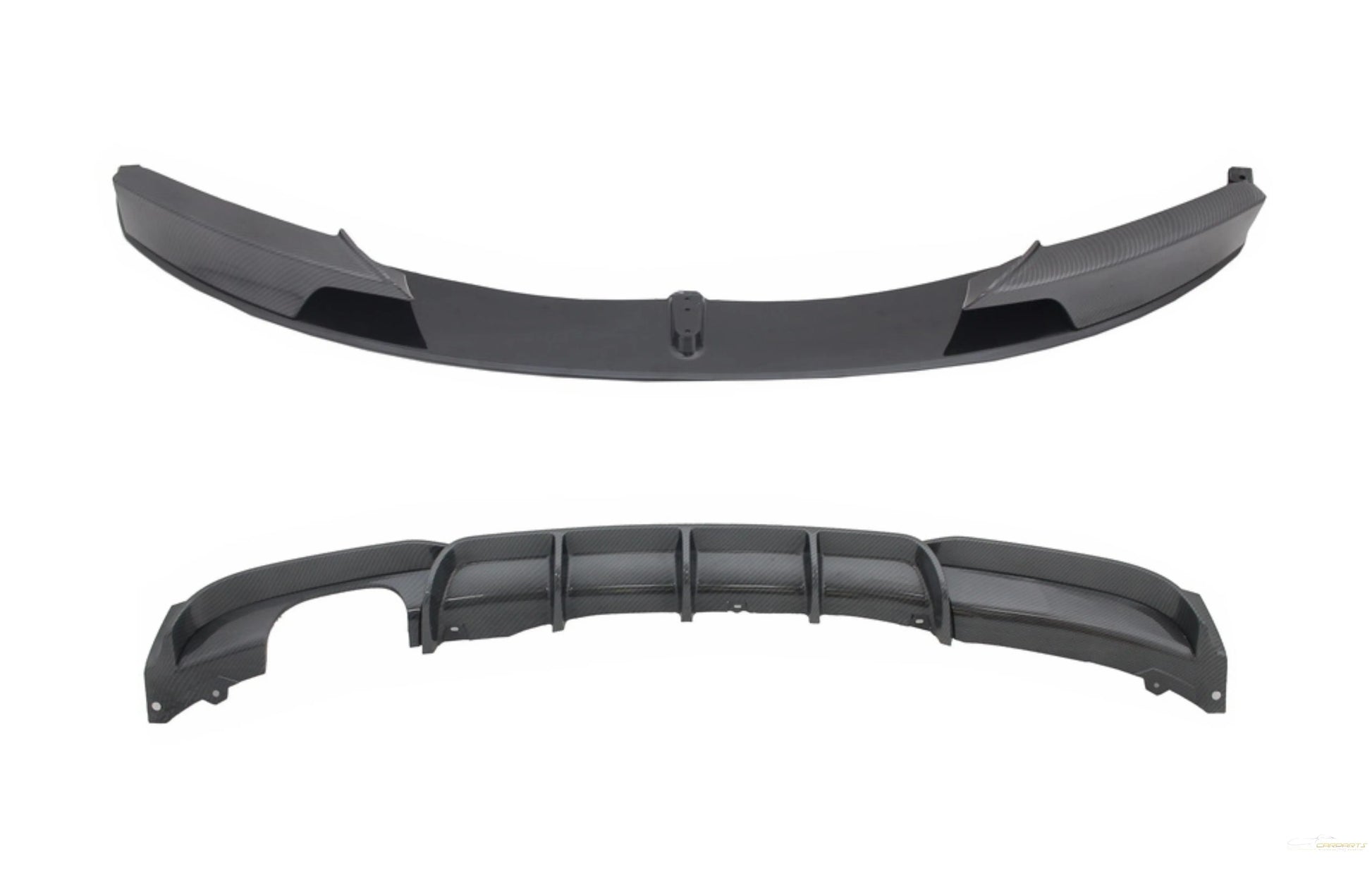 Frontschürzenspoiler Mit Heckdiffusor Passend Für BMW 3er F30 F31 (2011) M-Performance Design Carbonfolie Beschichtet KITT