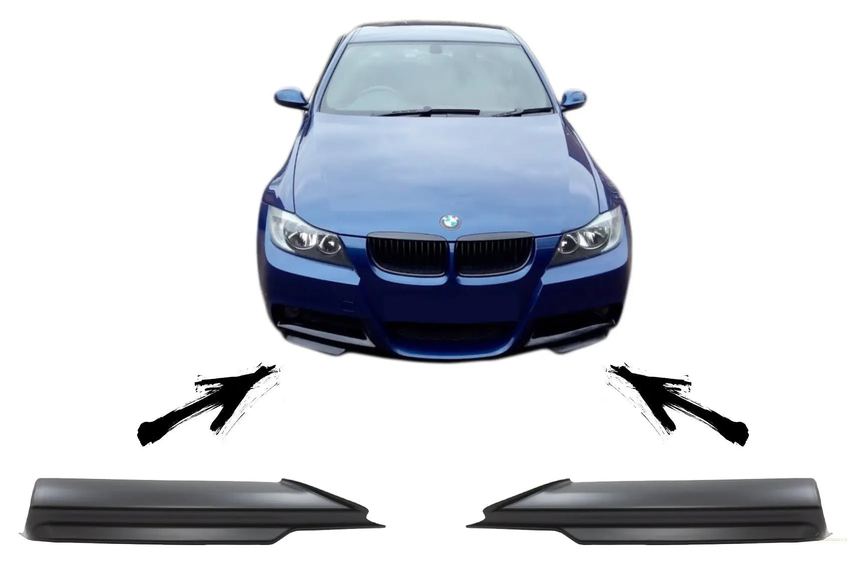 Frontsplitter Spoilerlippe Passend Für BMW 3er E90 E91 M-Tech (2005-2008) KITT