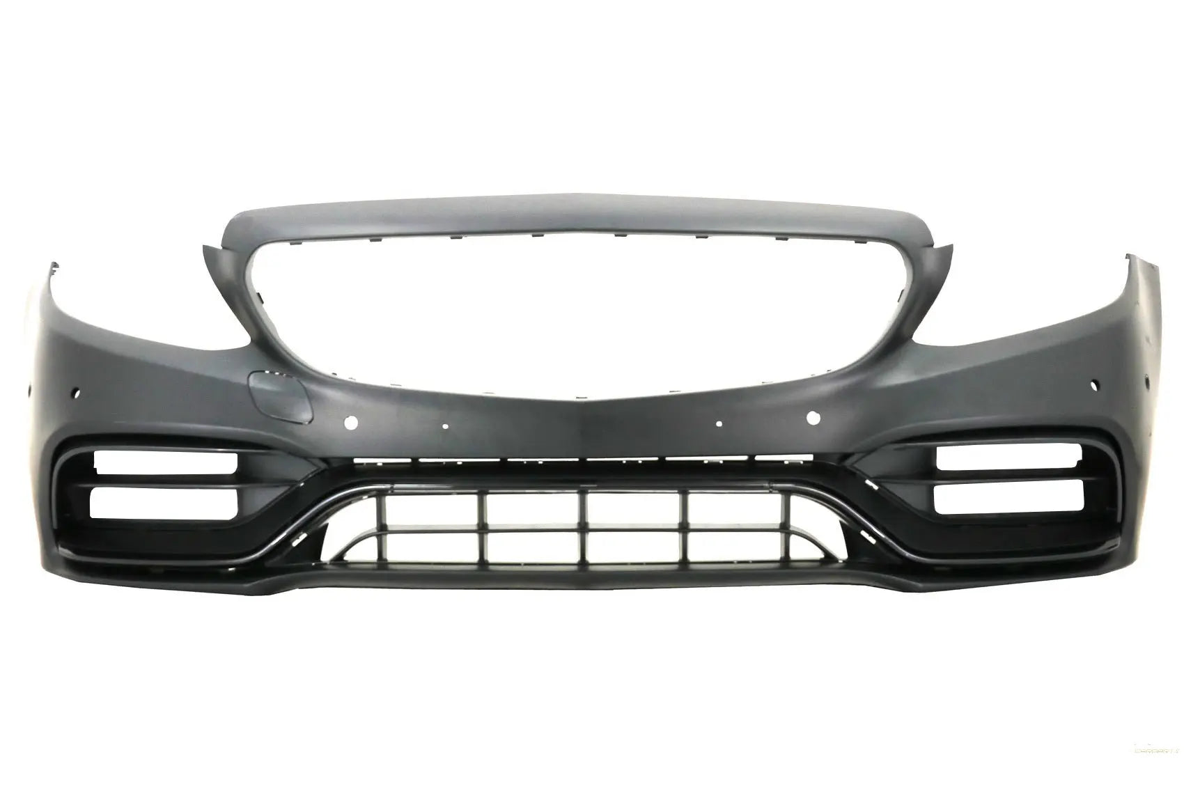 Frontstoßstange Mit Diffusor Und Endschalldämpfer Passend Für Mercedes C-Klasse W205 Limousine S205 Kombi AMG Sport Line (2014-2020) C63 Design KITT