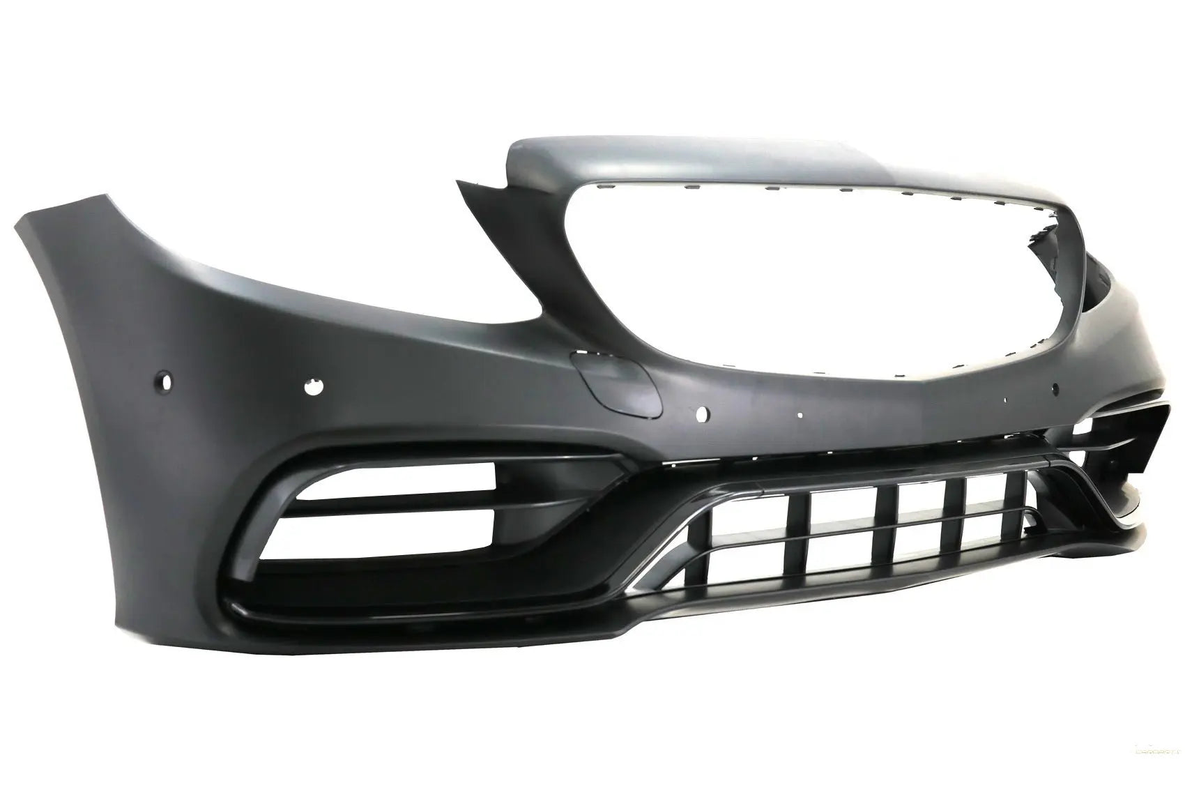 Frontstoßstange Mit Diffusor Und Endschalldämpfer Passend Für Mercedes C-Klasse W205 Limousine S205 Kombi AMG Sport Line (2014-2020) C63 Design KITT