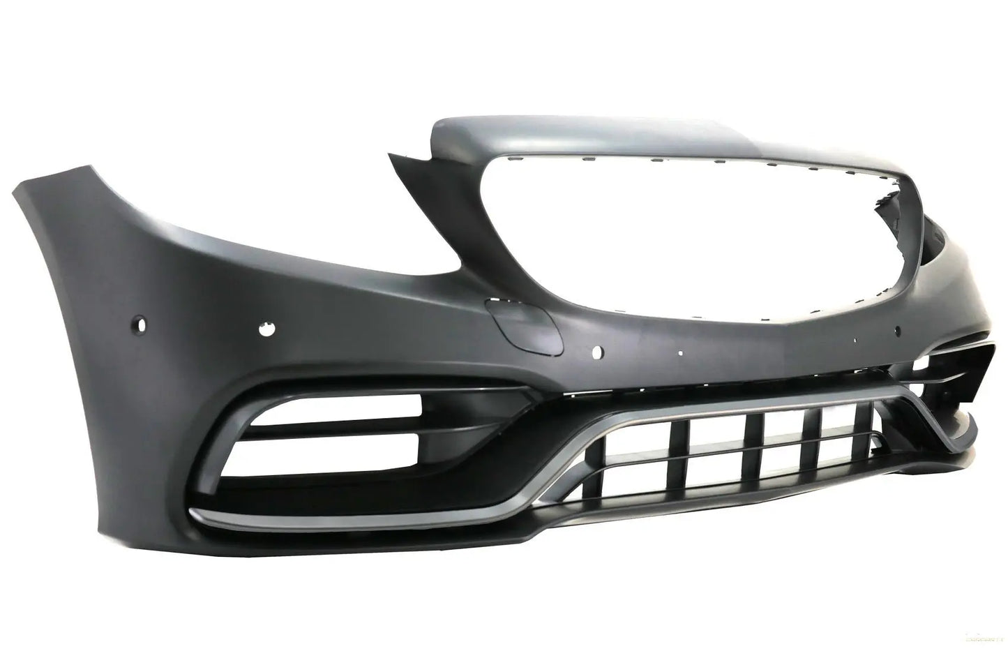 Frontstoßstange Mit Doppelauslass-Diffusor Und Endrohren Passend Für Mercedes C-Klasse A205 Cabriolet C205 Coupé (2014-2019) Facelift-Design KITT