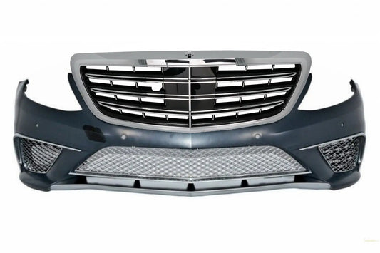 Frontstoßstange Mit Gitter Passend Für Mercedes S-Klasse W222 (2013-06.2017) S65 Design KITT