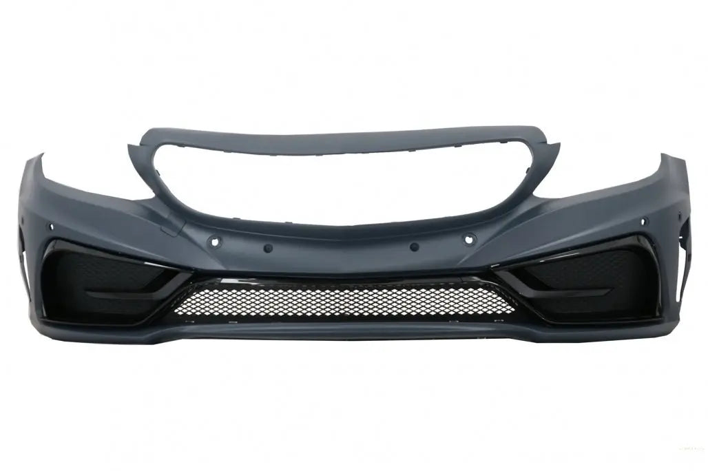 Frontstoßstange Mit Lippe Und Haube Motorhaube & Kotflügel Vorne Passend Für Mercedes C-Klasse W205 S205 C205 A205 (2014-2019) GT Design KITT