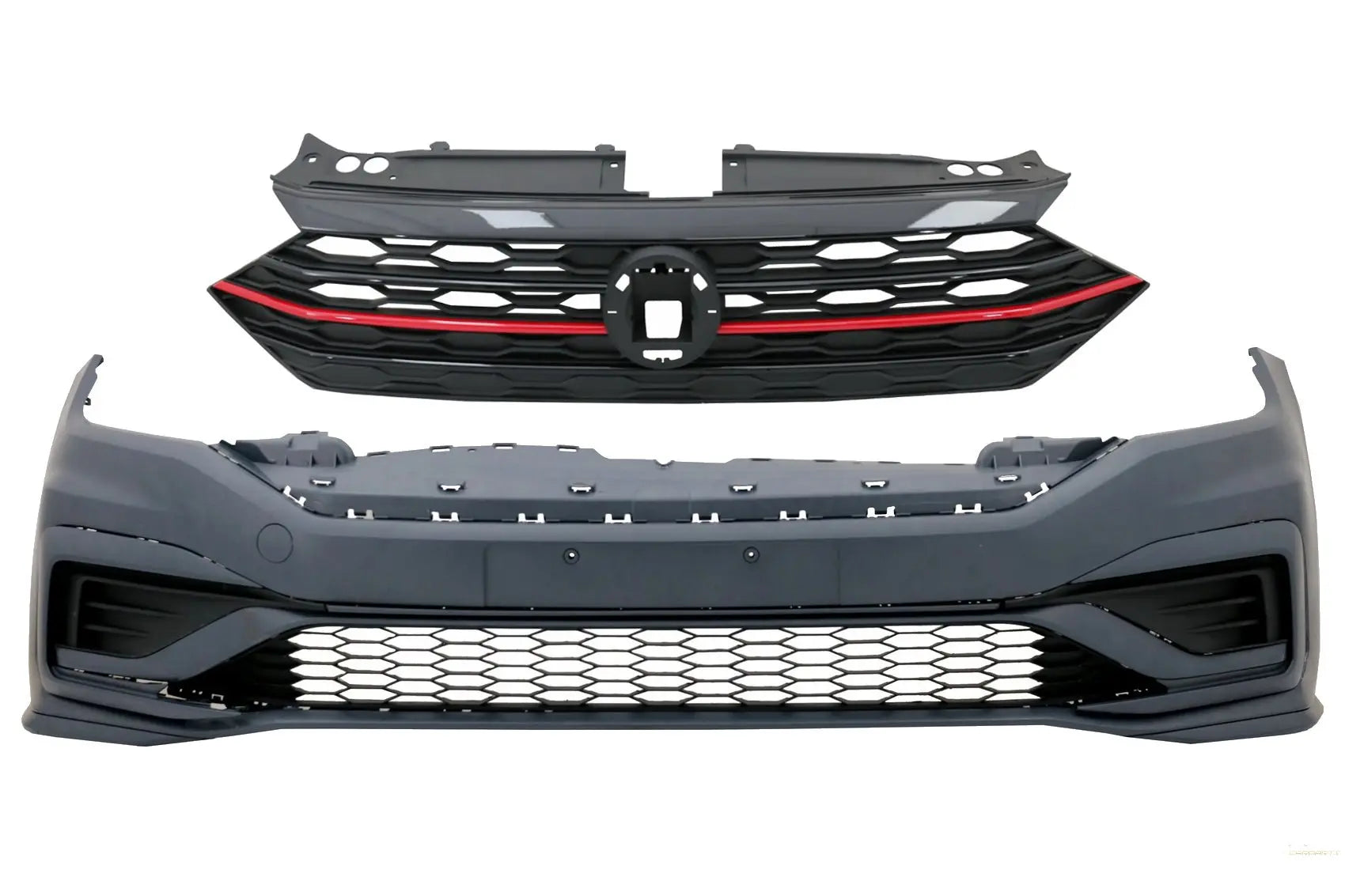 Frontstoßstange Mit Mittelgitter Passend Für VW Jetta Mk7 (2019-2021) Gli-Design KITT