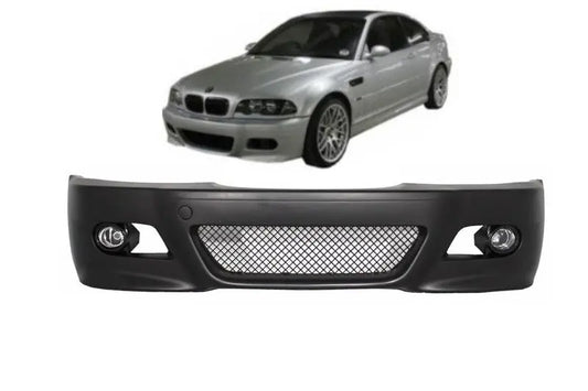 Frontstoßstange Mit Nebelscheinwerfer Passend Für BMW 3er Coupé Cabrio Limousine Kombi E46 (1998-2004) M3 Design KITT