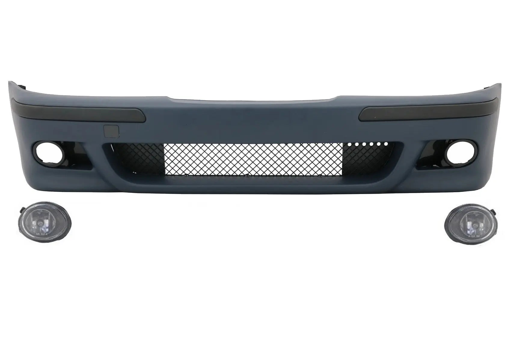 Frontstoßstange Mit Nebelscheinwerfern Klar Verchromt Passend Für BMW 5er E39 (1995-2003) M5 Look KITT