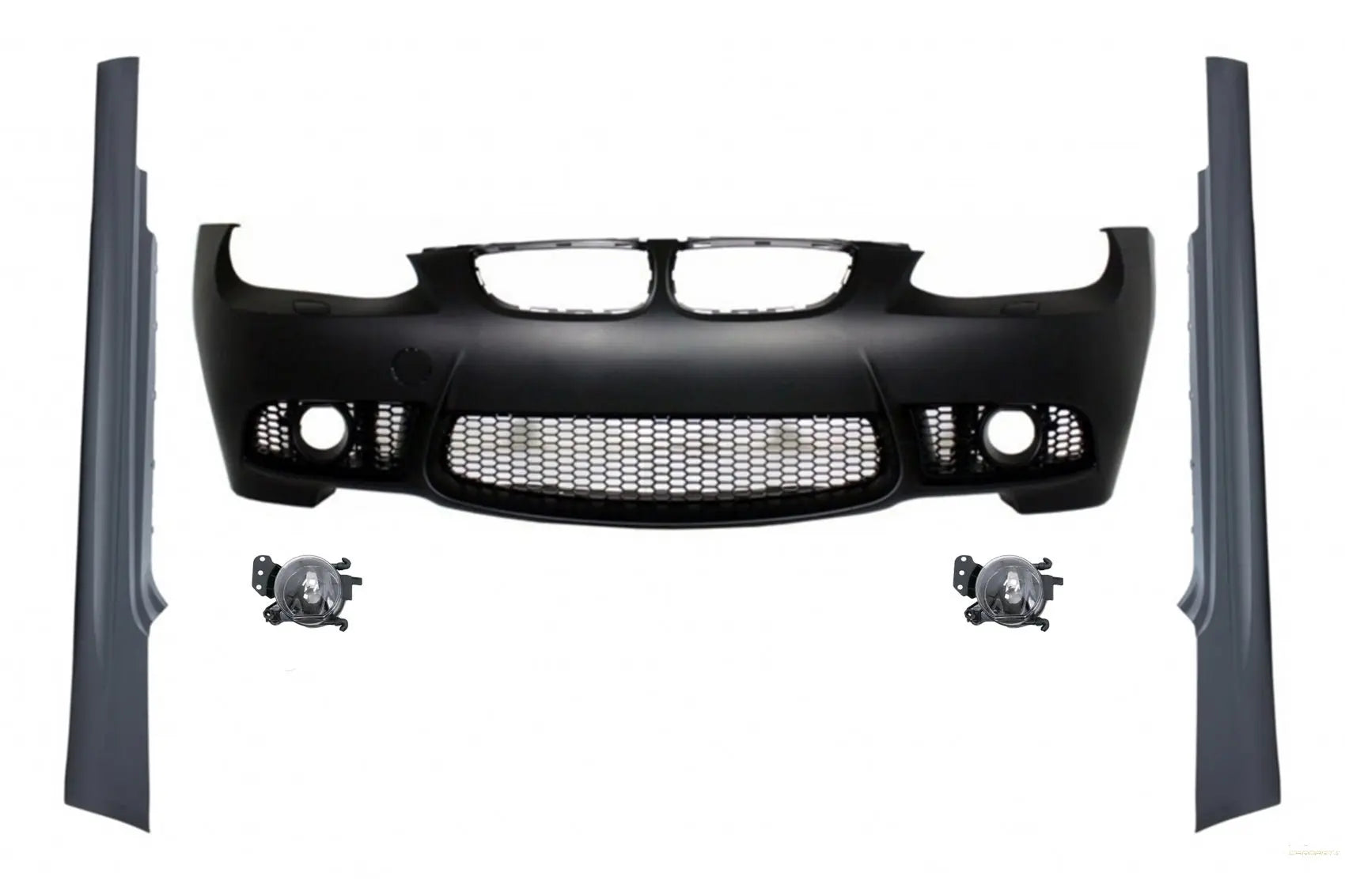 Frontstoßstange Mit Nebelscheinwerfern Und Seitenschwellern Passend Für BMW 3er E92 E93 (2006-2009) M3 Look KITT