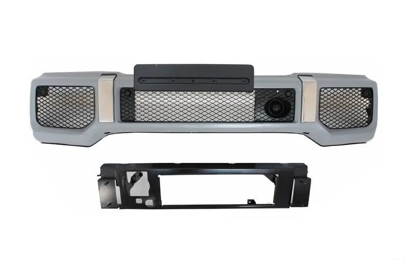 Frontstoßstange Mit Schwarzem Bullbar Chrom Passend Für Mercedes G-Klasse W463 (1989-2018) G63 G65 Design KITT