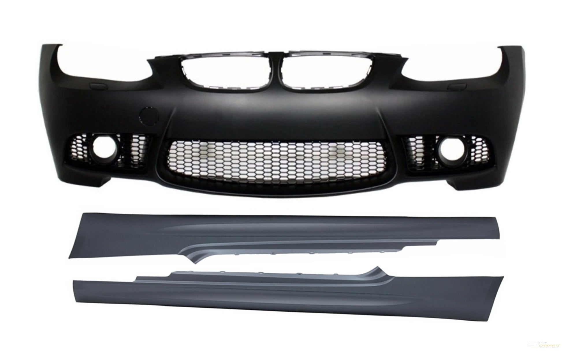 Frontstoßstange Mit Seitenschwellern Passend Für BMW 3er E92 Coupé E93 Cabrio (2006-2009) M3 Look Ohne PDC Und Projektoren KITT