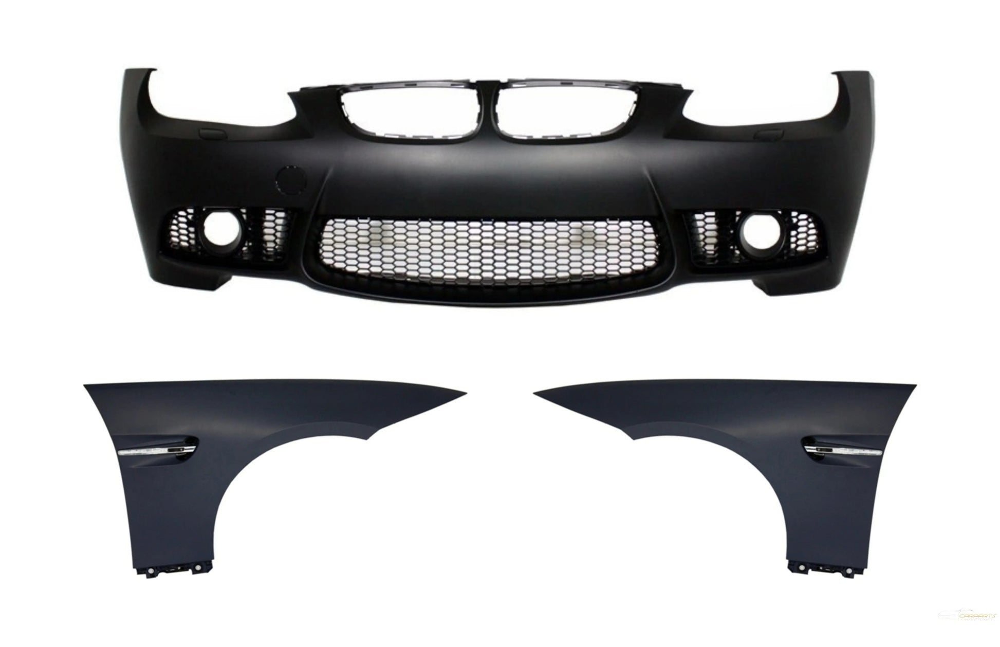 Frontstoßstange Mit Vorderen Kotflügeln Passend Für BMW 3er E92 Coupé E93 Cabrio (2006-2009) M3 Look Ohne PDC Und Projektoren KITT