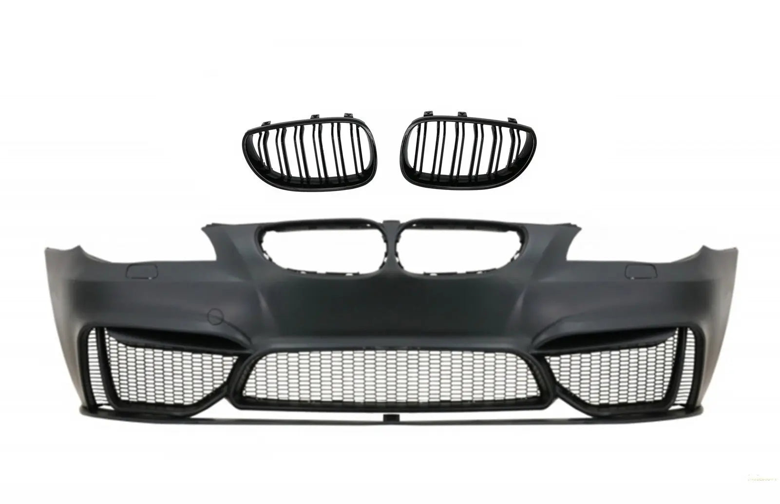Frontstoßstange Mit Zentralen Nierengittern Passend Für BMW 5er E60 Limousine E61 Touring (2003-2010) M4 Design KITT