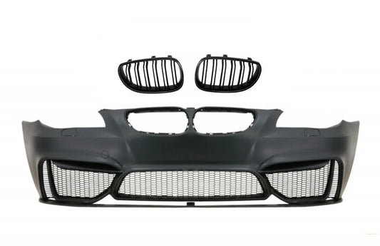 Frontstoßstange Mit Zentralen Nierengittern Passend Für BMW 5er E60 Limousine E61 Touring (2003-2010) M4 Design KITT