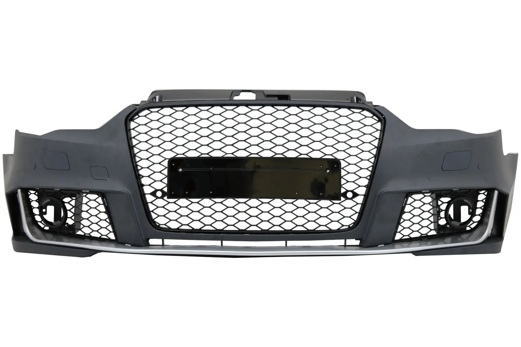 Frontstoßstange Passend Für Audi A3 8V (2012-2015) Limousine / Limousine / Cabrio RS3 Brillantschwarzes Design KITT
