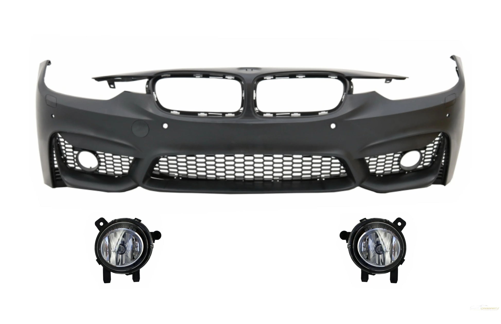 Frontstoßstange Passend Für BMW 3er F30 F31 Non LCI & LCI (2011-2018) Mit Nebelscheinwerferprojektoren M3 Sport Evo Design KITT