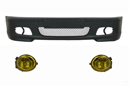 Frontstoßstange Passend Für BMW E46 Limousine/Touring (1998-2004) M-Technik M-Tech M-Sport Modell Mit Gelben Nebelscheinwerfern KITT