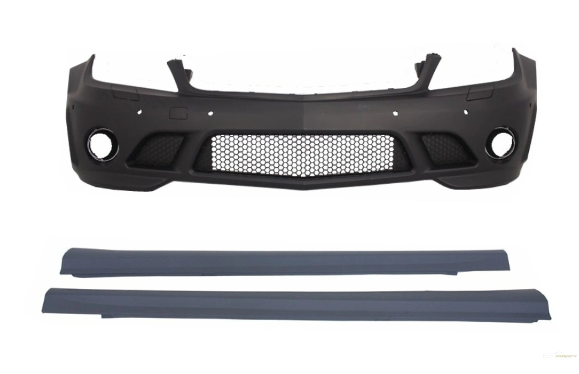 Frontstoßstange Seitenschweller Passend Für Mercedes C-Klasse W204 (2007-2012) C63 Design Mit PDC KITT