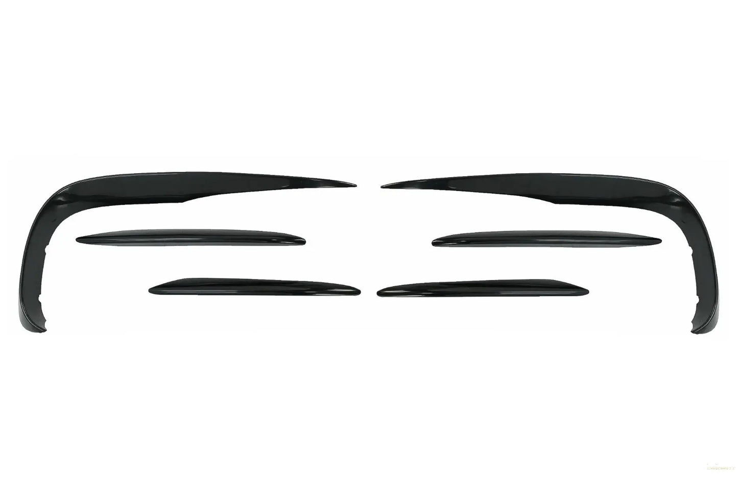 Frontstoßstange Splitter Finnen Aero Passend Für Mercedes E-Klasse W213 S213 C238 A238 Sport Line E53 (2016-2020) Piano Black KITT