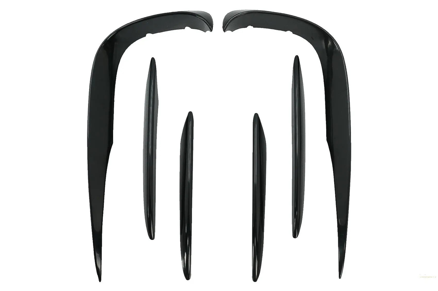 Frontstoßstange Splitter Finnen Aero Passend Für Mercedes E-Klasse W213 S213 C238 A238 Sport Line E53 (2016-2020) Piano Black KITT