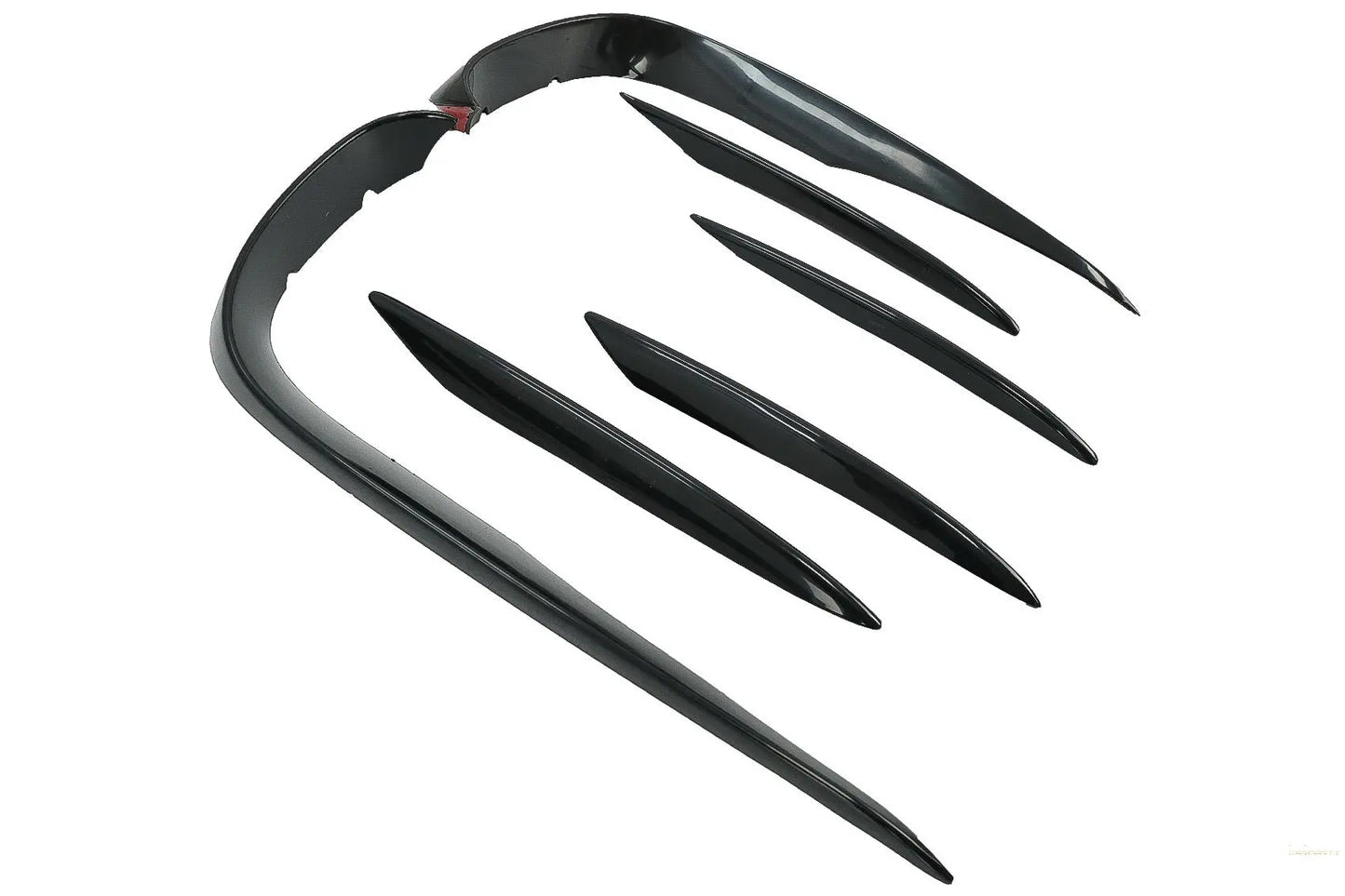 Frontstoßstange Splitter Finnen Aero Passend Für Mercedes E-Klasse W213 S213 C238 A238 Sport Line E53 (2016-2020) Piano Black KITT