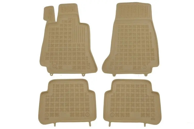 Fußmatte Gummi Beige Passend Für Mercedes-Benz W213 E-Klasse 2016- Rezaw Plast