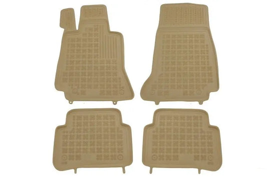 Fußmatte Gummi Beige Passend Für Mercedes-Benz W213 E-Klasse 2016- Rezaw Plast