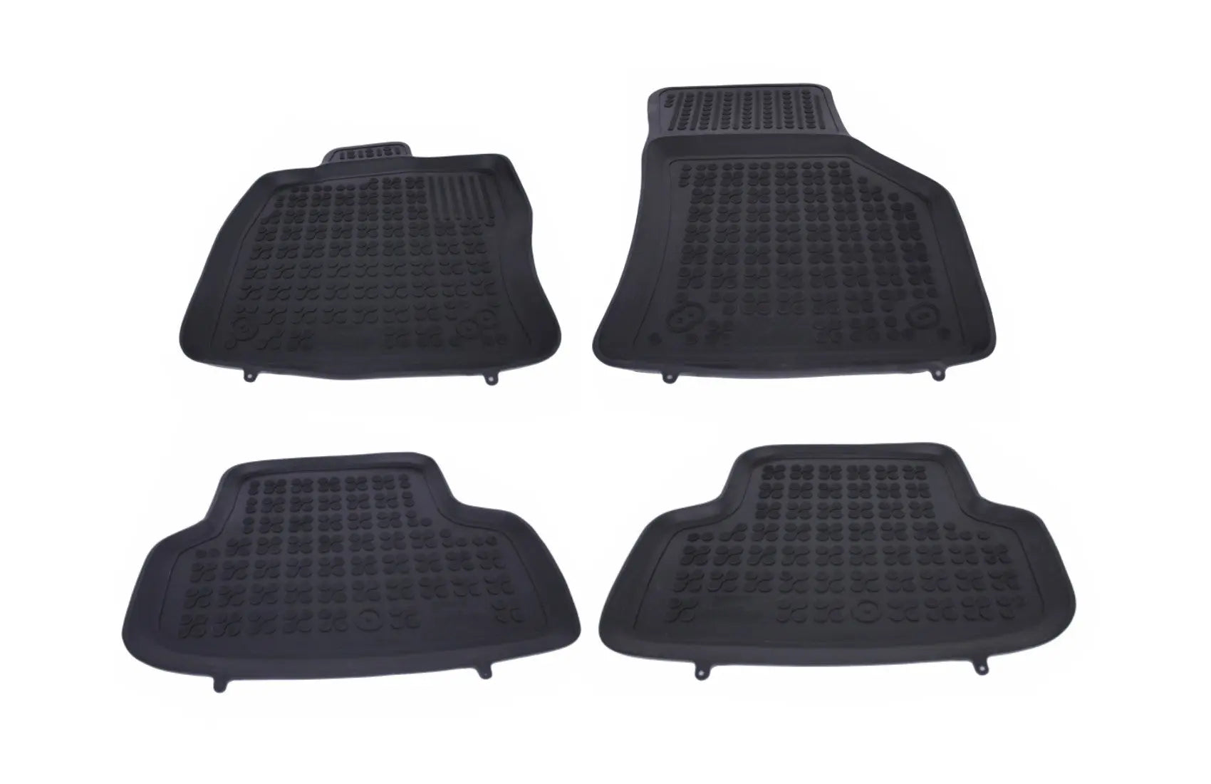 Fußmatte Gummi Schwarz Passend Für Audi A3 8V Sportback Limousine (2013-) S3 8V (2013-) VW Golf VII (2012-) Rezaw Plast